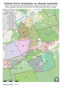 MAPA OBWODÓW ŁOWIECKICH