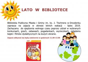 WAKACJE W BIBLIOTECE