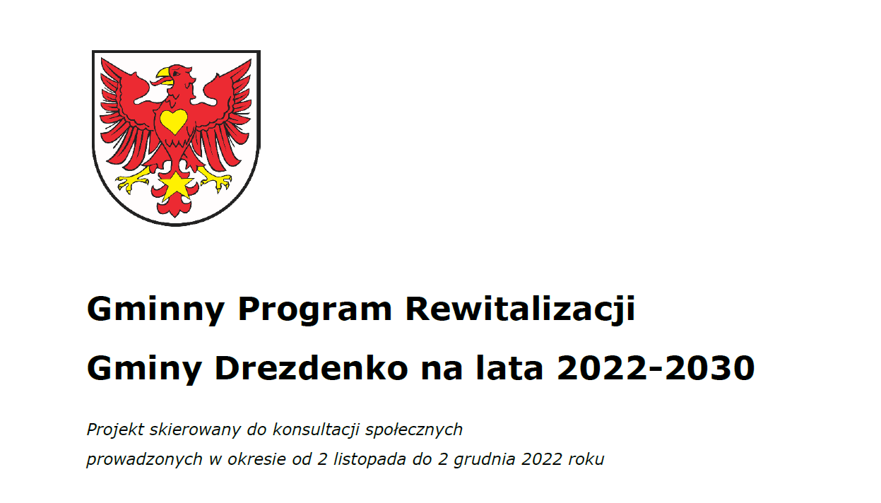 Konsultacje społeczne Projeku Gminnego Programu Rewitalizacji